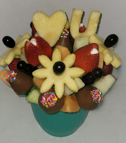 Love You Fruit Flowers