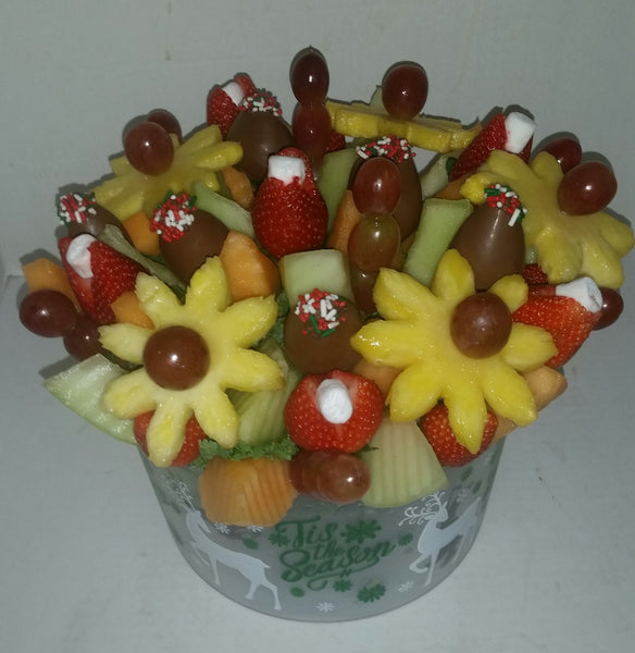 Holiday Custom Easy Pickins With Chocolate Strawberries