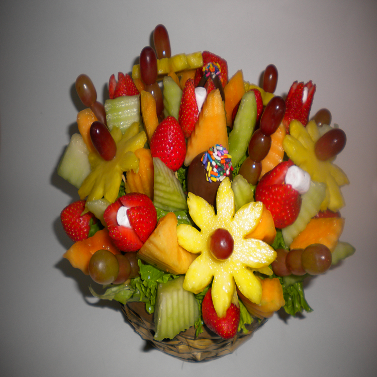 fruit flower arrangement