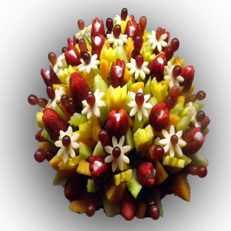 Extra Large Tutti Fruitti With Cheese Fruit Flower Arrangement