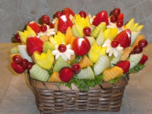 Small Tutti Fruitti With Cheese Fruit Arrangement