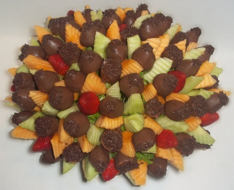 Extra Large La Chocolateire’ Chocolate Fruit Arrangement